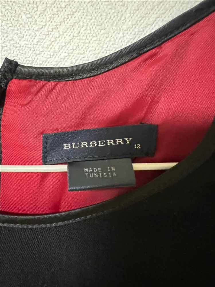 버버리 칠드런 블랙 원피스12a--3