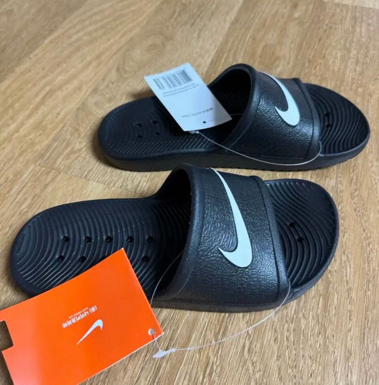 [190] 나이키 키즈 카와 샤워 슬리퍼 PS 슬라이드 이미지