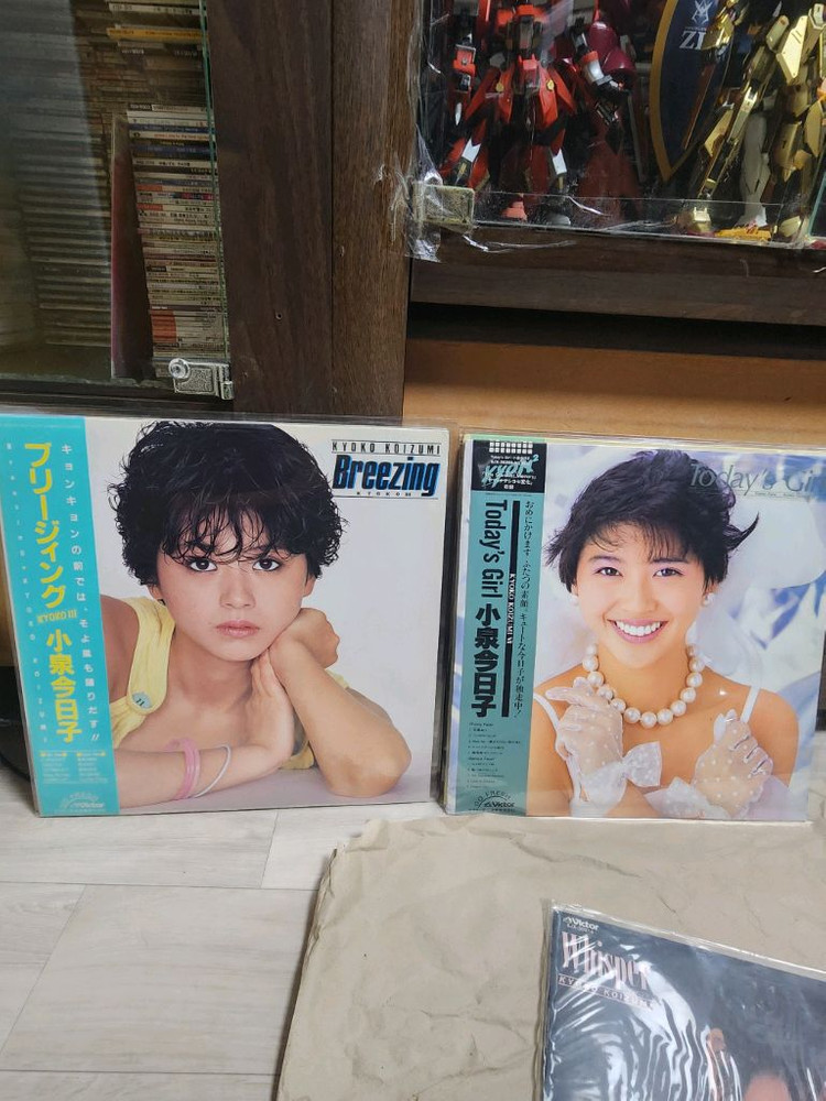 일본유명배우,가수 코이즈미 쿄코 친필싸인 소중한 LP 6개 음반과 친필 사인 사진을 판매합니다--5