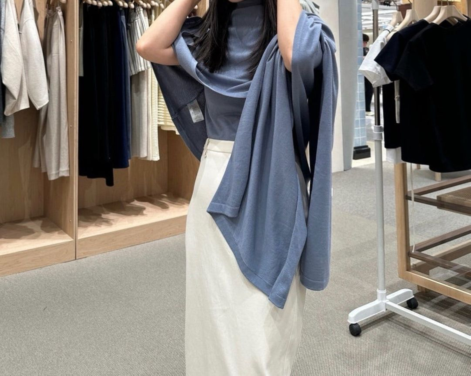 르917 SILK COTTON TURTLE NECK--8