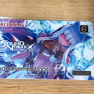 이어뮤 사운드볼텍스666 카드판매합니다.