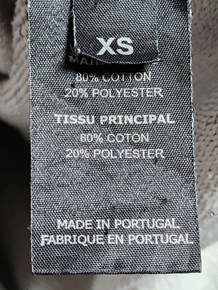 XS 베트멍 그레이 바코드 로고 오버핏 남성 후드티 SS20TR311 이미지