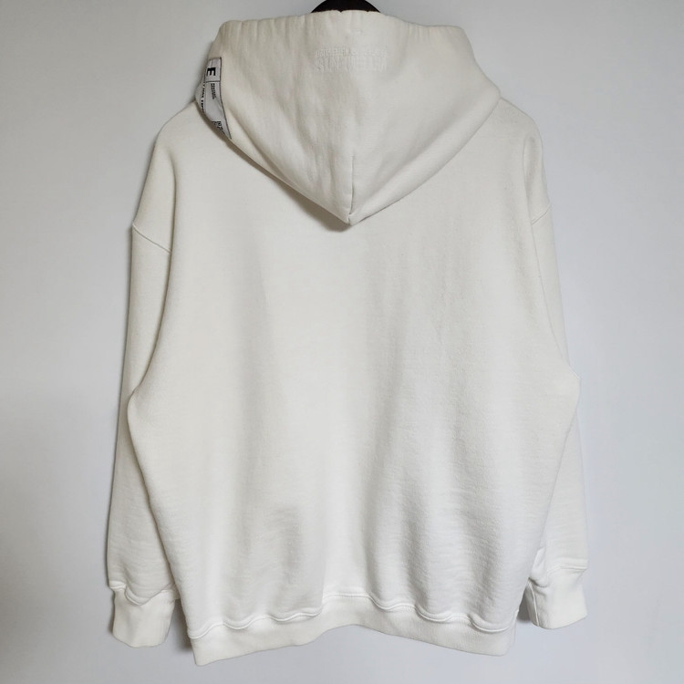 S 베트멍 화이트 로고 오버핏 후드티 SS20TR311 이미지