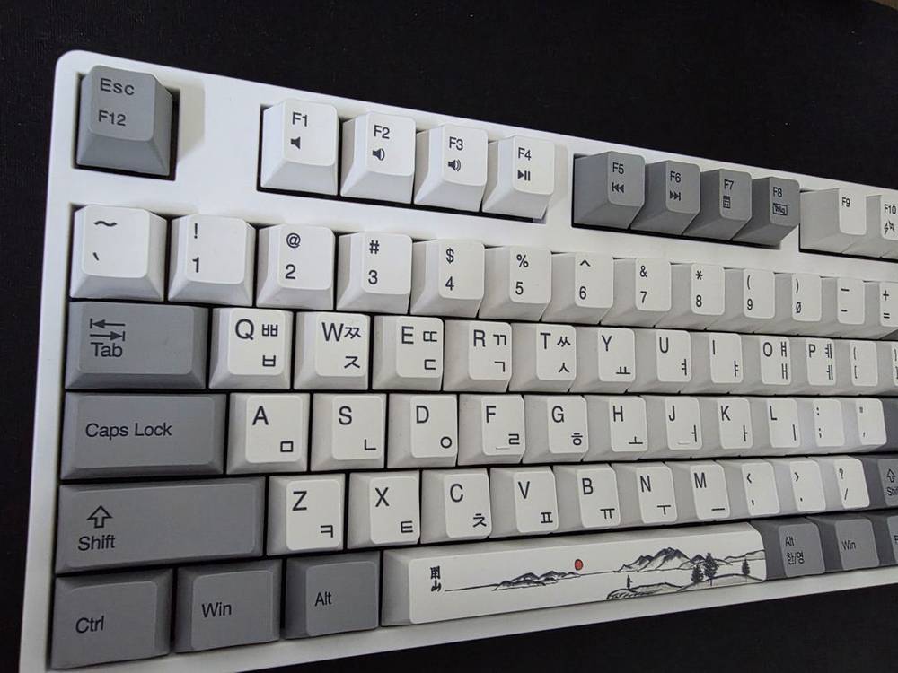 덱 한산 커스텀 청축--1