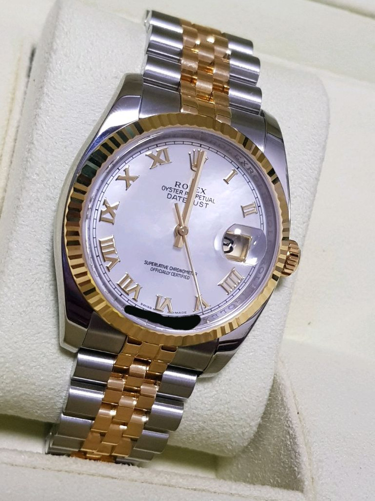 로렉스 116233 MOP 자개판 로만 다이얼 팝니다--2