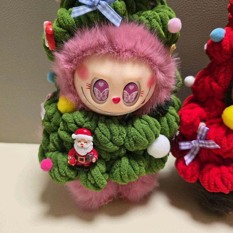 일괄 세트)크리스마스 트리 옷 입은 지모모 라부부 새상품 이미지