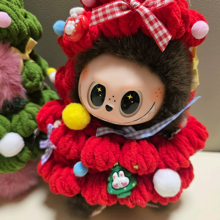 일괄 세트)크리스마스 트리 옷 입은 지모모 라부부 새상품 이미지