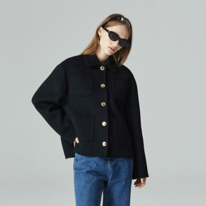 젬마월드(ZEMMAWORLD) MMMM 마틴 골드버튼 숏코트 프리사이즈 새상품