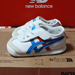 오니츠카타이거 키즈 145운동화 레드블루