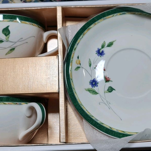 한국도자기 슈퍼스트롱 커피잔 2인조 새상품 무료배송 아시는 분만 사세요