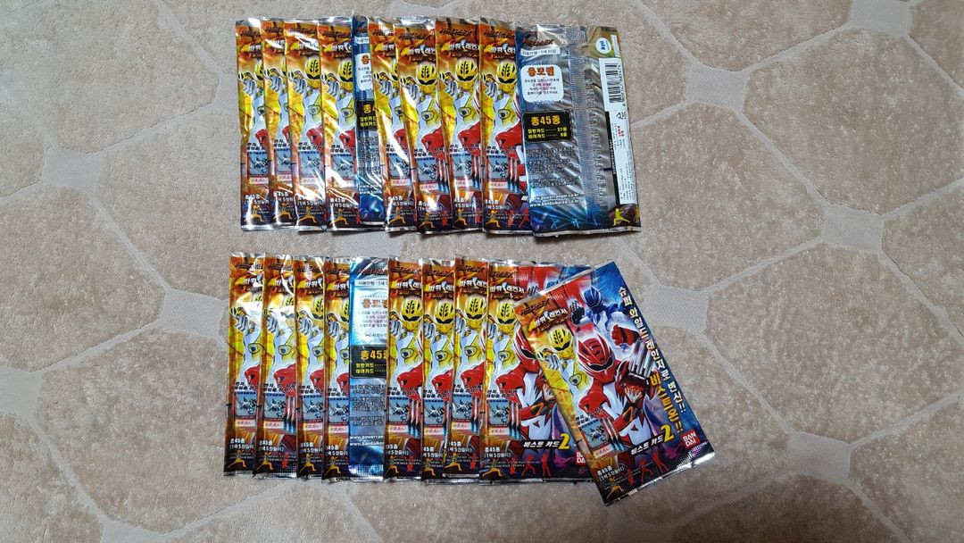 고전카드 (가면라이더, 파워레인저, 건담,디지몬스타터)--4