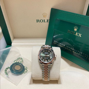 로렉스 데이저스트 28 올리브그린 텐포다이아 로즈골드