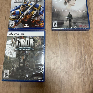 ps5 스페이스마린 사일런트힐2 데드라이징 타이틀 팝니다(새제품)