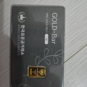 한국표준금거래소 순금 골드바 1g