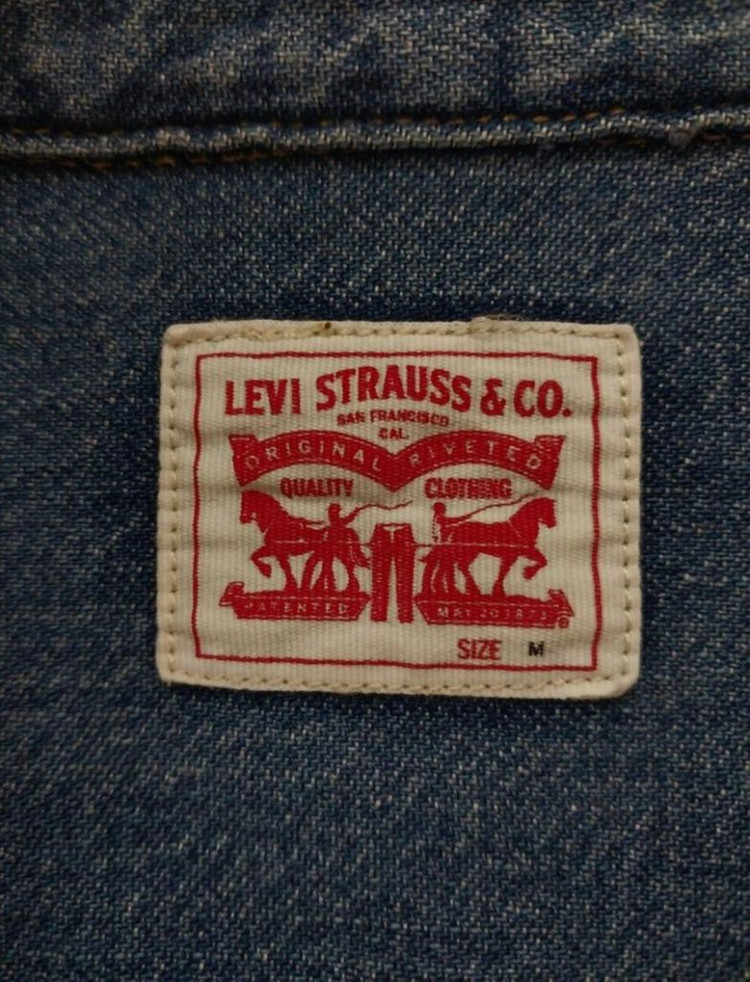 95)리바이스 레드탭 데님 청남방셔츠--3