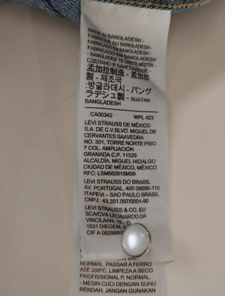 95)리바이스 레드탭 데님 청남방셔츠--4