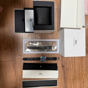 IWC 마크20 청판 가죽 정품 러버블랙 포함