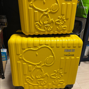 투썸 콜라보 스누피 캐리어 세트 레디백포함