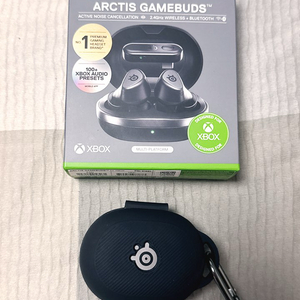 (박풀S급) 정발 스틸시리즈 아크티스 게임버즈 X 무선 게이밍 이어폰 +실리콘케이스