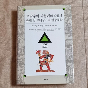 (절판) 프랑수아 라블레의 작품과 중세 및 르네상스의 민중문화