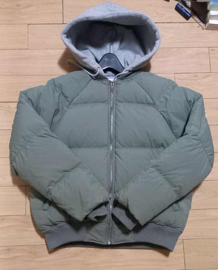 마틸다 오리털 후드 숏패딩 55사이즈--1