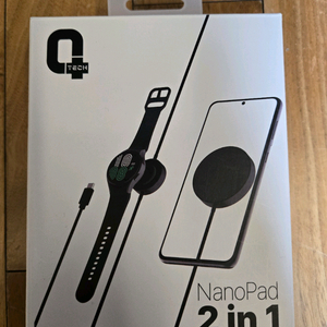 (가격내림) 큐테크 갤럭시 호환 휴대용 고속 무선충전