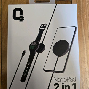 (가격내림) 큐테크 갤럭시 호환 휴대용 고속 무선충전