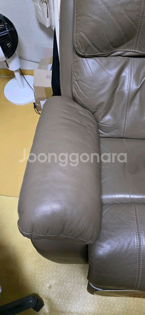 가죽 리클라이너 의자--1