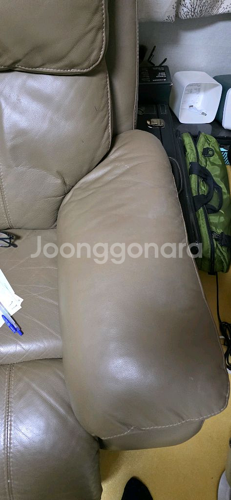 가죽 리클라이너 의자--3