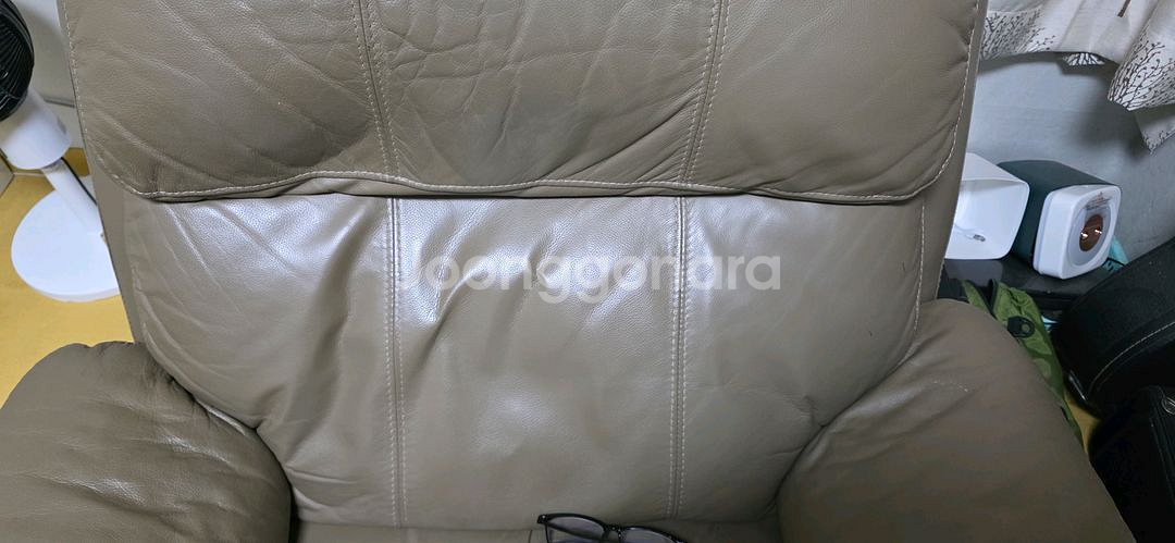 가죽 리클라이너 의자--5