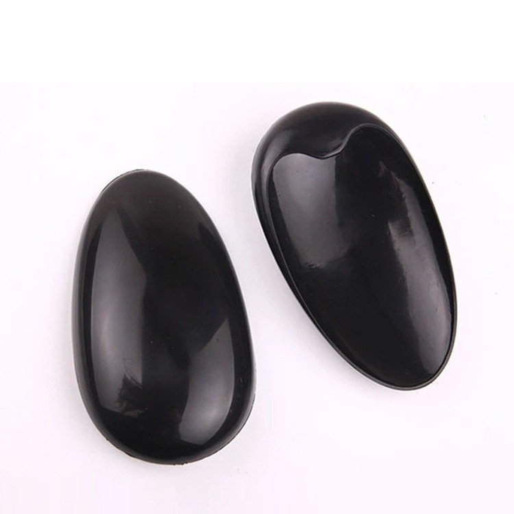 새 2개 검정색 염색용 이어캡 귀마개 귀덮개 파마 셀프 미용--1