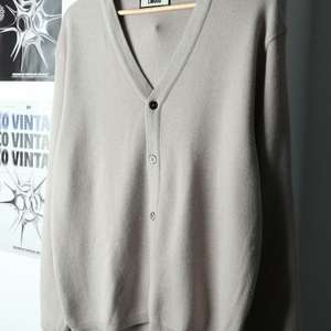 (M-L) 엘무드 니트 가디건 차콜 캐시미어 놈코어 이미지