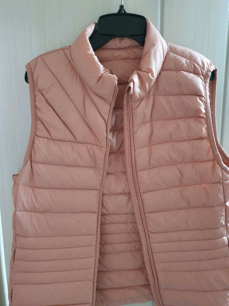 아이아스 덕다운 경량 패딩 조끼 66 핑크 오리털 100% 골프 베스트 AIAS GOLF--1