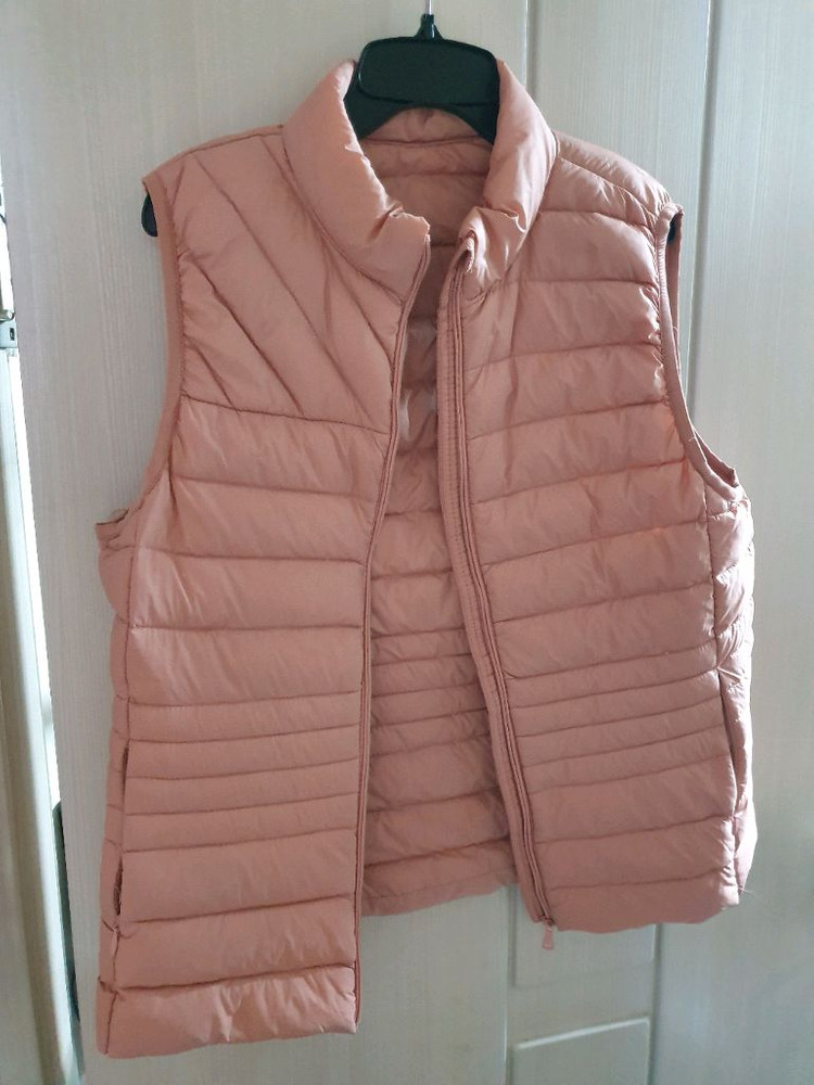 아이아스 덕다운 경량 패딩 조끼 66 핑크 오리털 100% 골프 베스트 AIAS GOLF--2