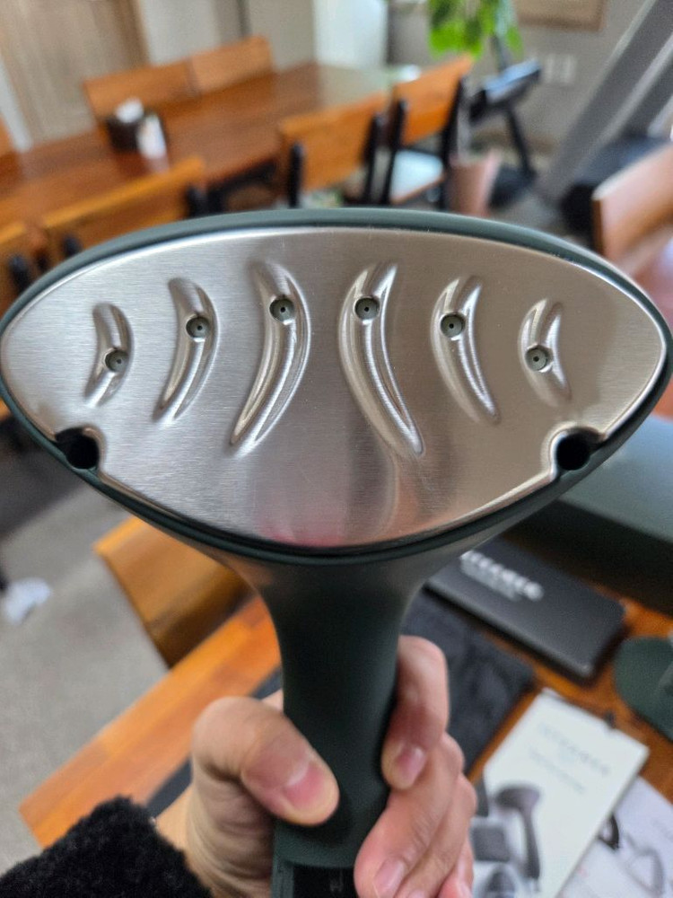 쿠진 아이스티머 스타일러 무선 스팀다리미+보풀제거기--5