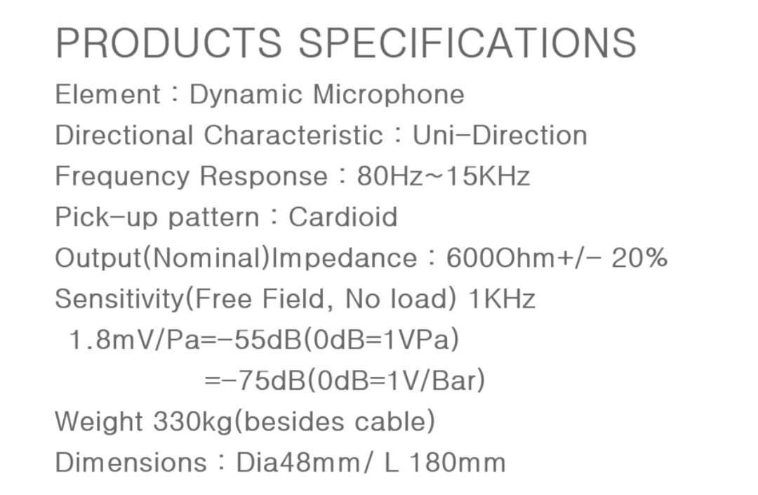 새제품 M-90 다이나믹 마이크 전문보컬라이브강의용--6