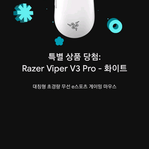 레이저 바이퍼 V3 프로 무선 게이밍 마우스