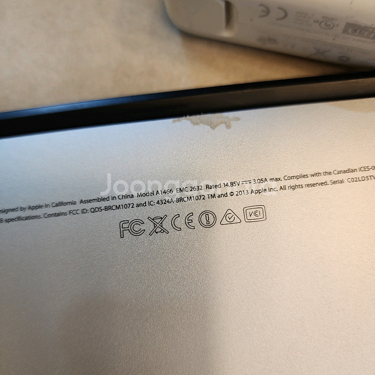 택포)맥북에어 A1466 부품용팝니다.--9