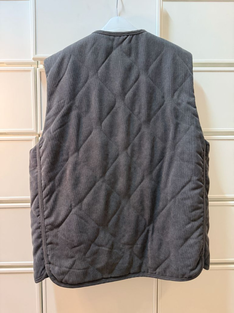 에피그램 코듀로이 퀼팅베스트 (카키브라운XXL)--1