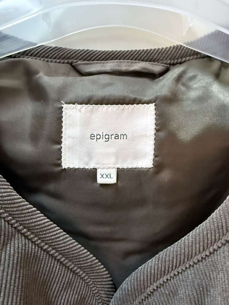 에피그램 코듀로이 퀼팅베스트 (카키브라운XXL)--2