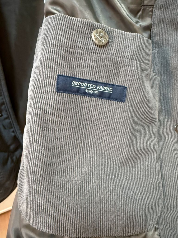 에피그램 코듀로이 퀼팅베스트 (카키브라운XXL)--4