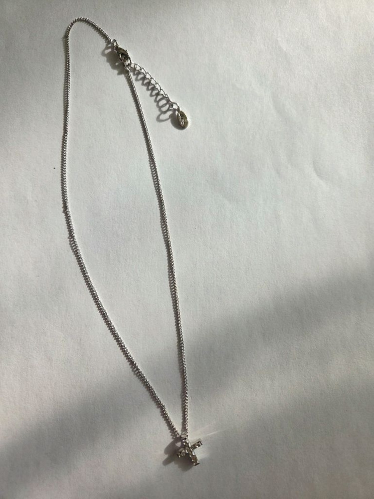 다미아니 크라운 십자가 은목걸이 미사용 사당역 이미지