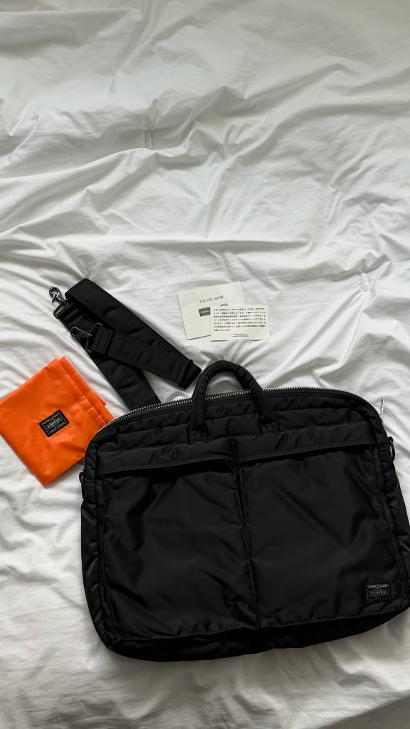 요시다 포터 탱커 투웨이 브리프케이스 블랙--1