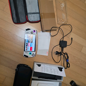 로갈리(백갈리) 풀박스+2테라+74wh 배터리교체+정품케이스+추가케이스