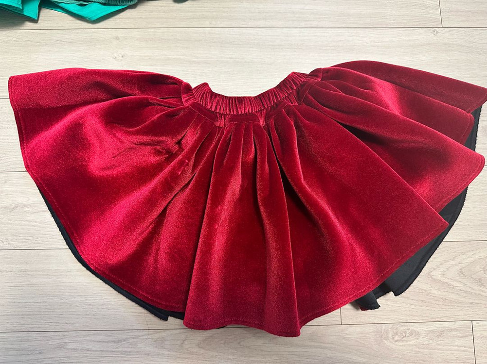 콩제슬래드 체리가디건 4y& 워니리본 레드벨벳 M--2