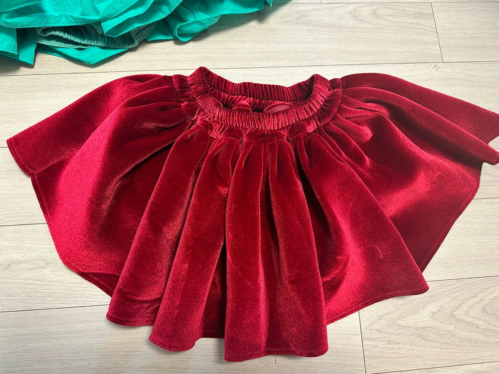 콩제슬래드 체리가디건 4y& 워니리본 레드벨벳 M--3