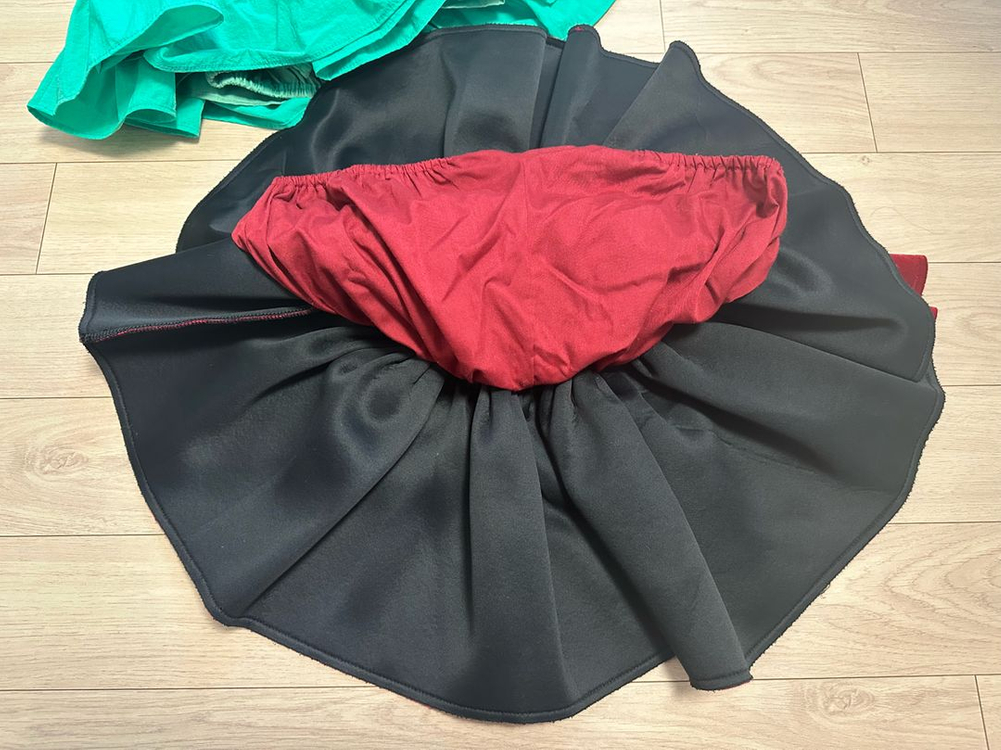 콩제슬래드 체리가디건 4y& 워니리본 레드벨벳 M--6