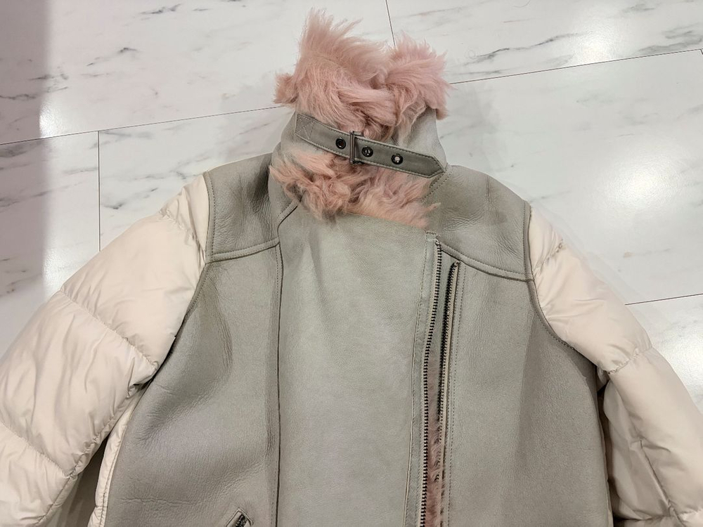 리얼 무스탕 사바티에 모피--1