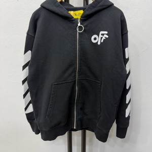 매장판정품) 오프화이트 키즈 블랙 후드집업 8y 이미지