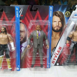 WWE 피규어 베이직시리즈 세스롤린스, MVP(정장버전),AJ스타일스 저렴하게 팝니다.